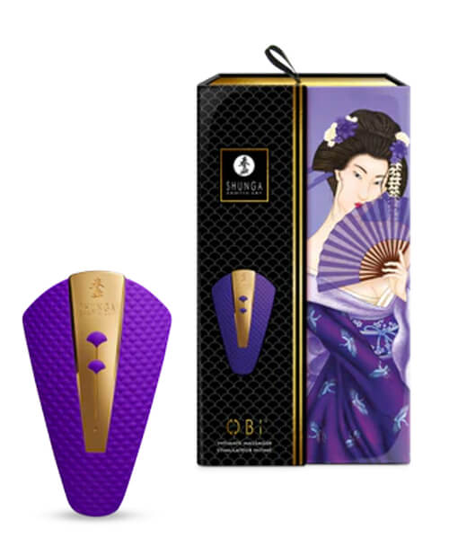 Shunga Obi 陰蒂高潮完美按摩器-紫色