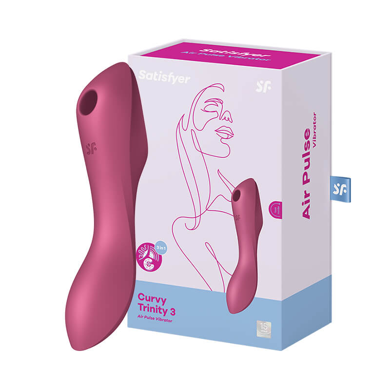 Satisfyer CURVY TRINITY 3 吸啜震動按摩棒