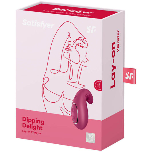 Satisfyer Dipping Delight 陰蒂震動器-紅色