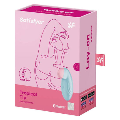 Satisfyer Tropical Tip 陰蒂震動器-粉藍色