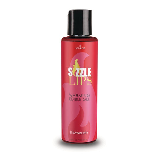 Sensuva-Sizzle Lips熱感口交液-士多啤梨-125ml