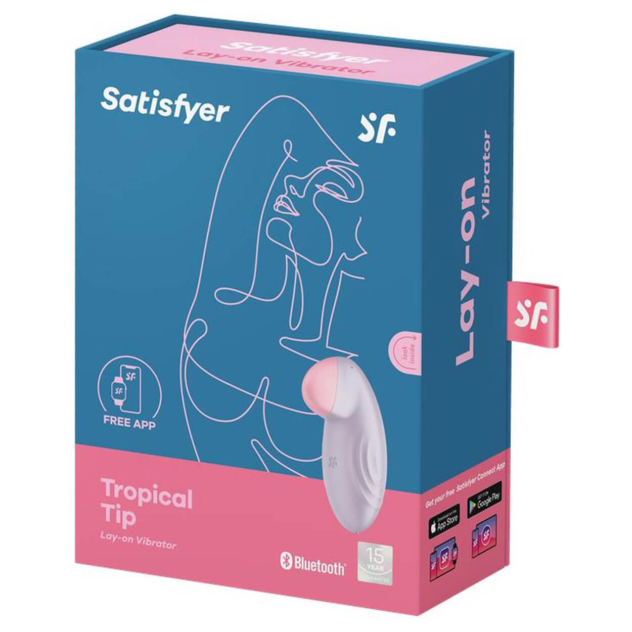 Satisfyer Tropical Tip 陰蒂震動器-粉紫色