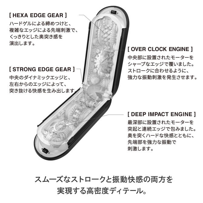 Tenga-FLIP 0 (ZERO) GRAVITY 電動飛機杯-黑色