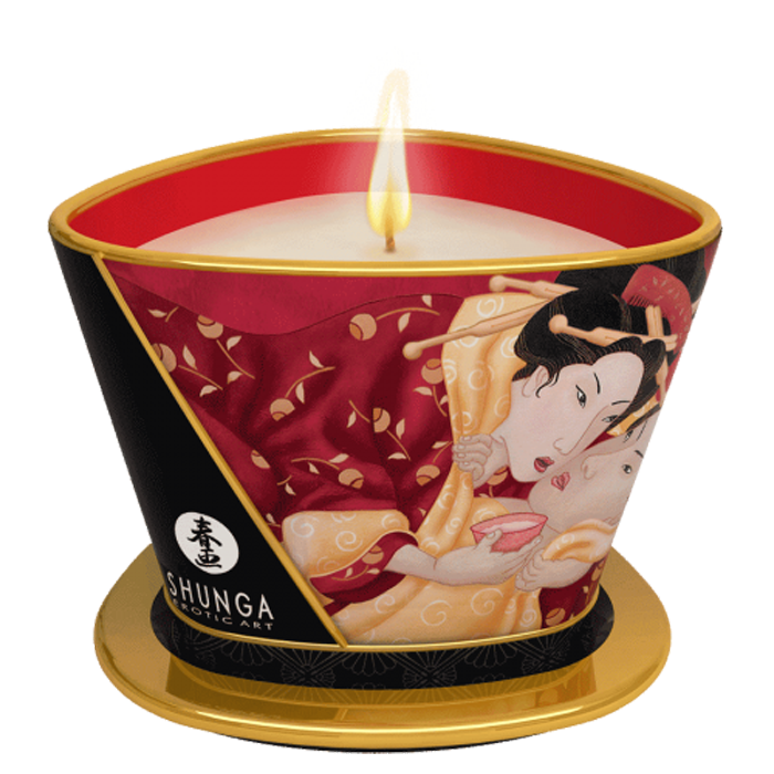 SHUNGA 草莓按摩香薰蠟燭170 ML