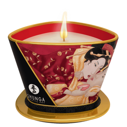 SHUNGA 草莓按摩香薰蠟燭170 ML