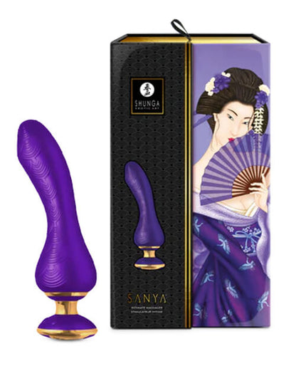 Shunga Sanya G點高潮完美按摩棒-紫色