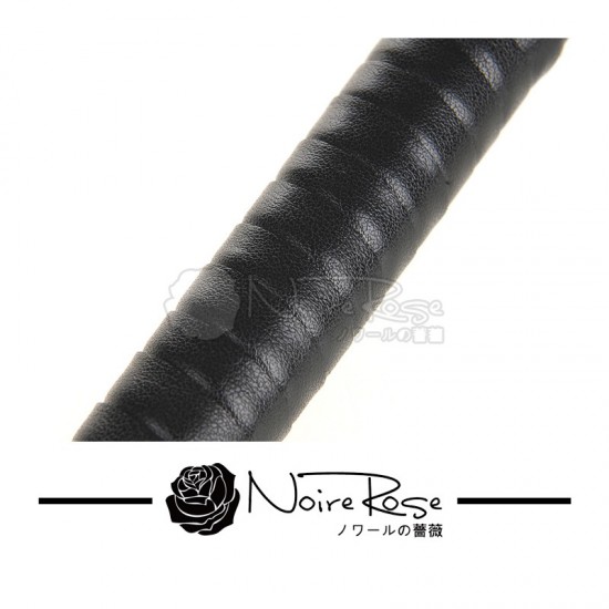NOIRE-ROSE LEATHER WHIP