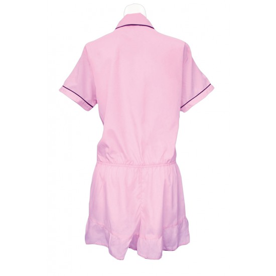粉色透薄運身衣-偽娘用 2L碼