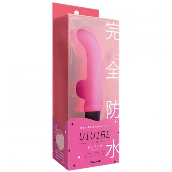 EXE-完全防水VIVIBE Quick Vibrator 迅捷電動按摩棒-粉色