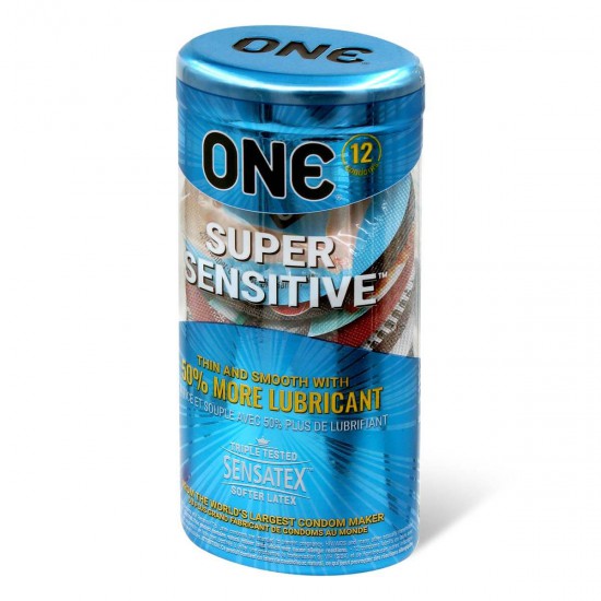 ONE Super Sensitive 12's Pack Latex Condom