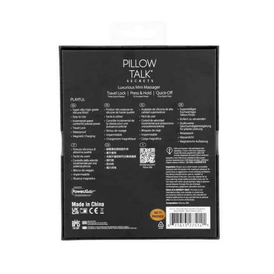 Pillow Talk Playful - Clitoral Vibrator-Navy